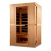 Maxxus "Serenity" Dual Tech 2 person Low EMF FAR Infrared Sauna Canadian Hemlock