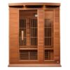MX-K306-01 Maxxus Low EMF FAR Infrared Sauna Canadian Red Cedar