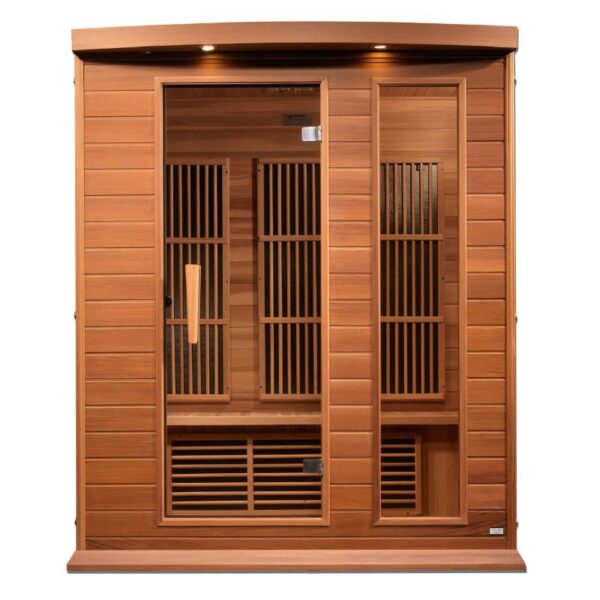 MX-K306-01 Maxxus Low EMF FAR Infrared Sauna Canadian Red Cedar