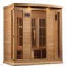 Maxxus 4 Person Near Zero EMF FAR Infrared Sauna - Canadian Hemlock