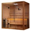 Golden Designs "Forssa Edition" 3-4 Person Traditional Sauna (GDI-7203-01) - Canadian Red Cedar Interior