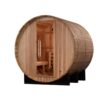 "St. Moritz" 2 Person Barrel Traditional Sauna - Pacific Cedar