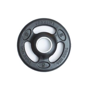 York Barbell "Iso-Grip" Rubber Olympic Plates