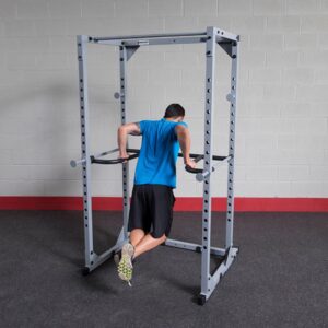 Body-Solid Power Rack with Dip Attachment
