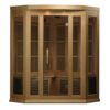 MX-K356-01 Maxxus Low EMF FAR Infrared Sauna Canadian Hemlock
