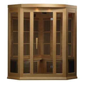 MX-K356-01 Maxxus Low EMF FAR Infrared Sauna Canadian Hemlock
