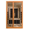 Santiago 2 Person Ultra Low EMF FAR Infrared Sauna