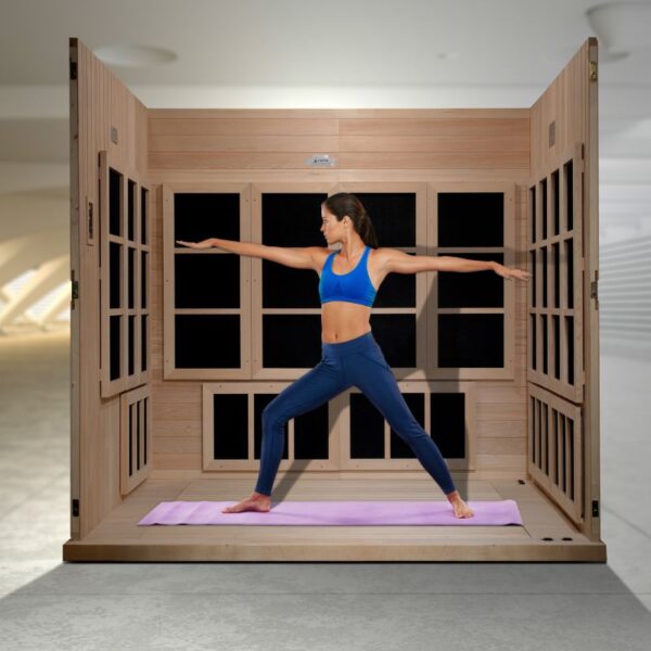 GoldenDesign GDI-6880-02 Catalonia 8 Person Near Zero EMF FAR Infrared Sauna