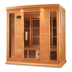 MX-K406-01 Maxxus Low EMF FAR Infrared Sauna Canadian Hemlock