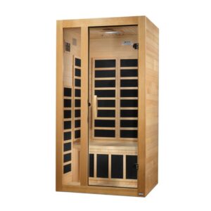 GoldenDesigns DYN-6119-01 Gracia 1-2 Person Low EMF FAR Infrared Sauna