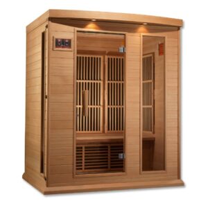 MX-K306-01 Maxxus Low EMF FAR Infrared Sauna Canadian Hemlock