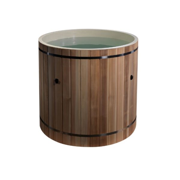 GoldenDesign DCT-B-042-PLPC Dynamic Cold Therapy PVC Barrel Cold Plunge