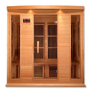 MX-K406-01 Maxxus Low EMF FAR Infrared Sauna Canadian Hemlock