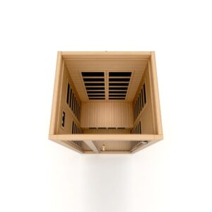 GoldenDesigns DYN-6119-01 Gracia 1-2 Person Low EMF FAR Infrared Sauna
