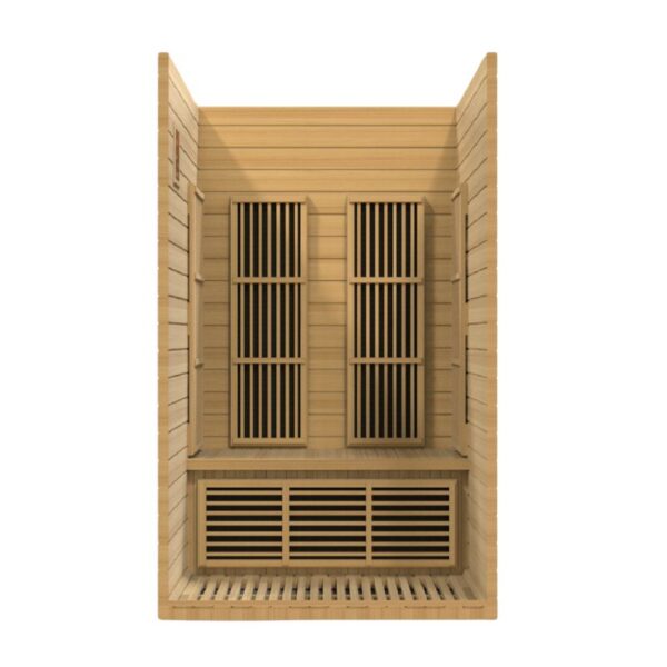Maxxus "Seattle" 2 person Low EMF FAR Infrared Sauna Canadian Hemlock