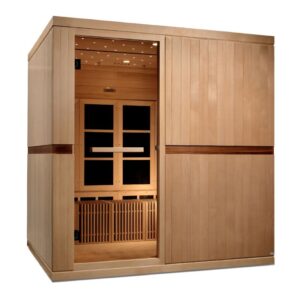 GoldenDesign GDI-6880-02 Catalonia 8 Person Near Zero EMF FAR Infrared Sauna