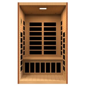 Santiago 2 Person Ultra Low EMF FAR Infrared Sauna