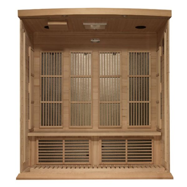 Maxxus 4 Person Near Zero EMF FAR Infrared Sauna - Canadian Hemlock