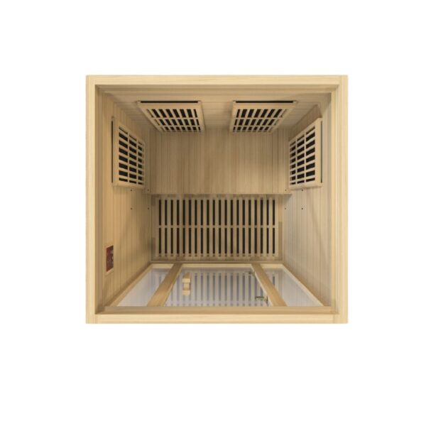 Maxxus "Seattle" 2 person Low EMF FAR Infrared Sauna Canadian Hemlock