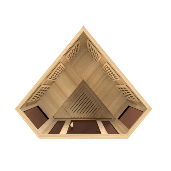 MX-K356-01 Maxxus Low EMF FAR Infrared Sauna Canadian Hemlock