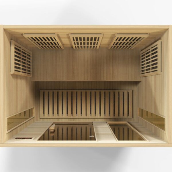 MX-K306-01 Maxxus Low EMF FAR Infrared Sauna Canadian Hemlock