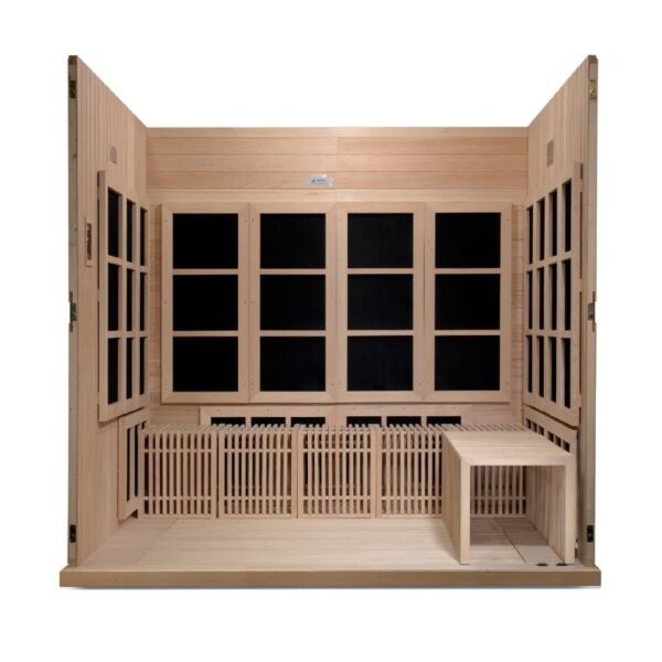 GoldenDesign GDI-6880-02 Catalonia 8 Person Near Zero EMF FAR Infrared Sauna