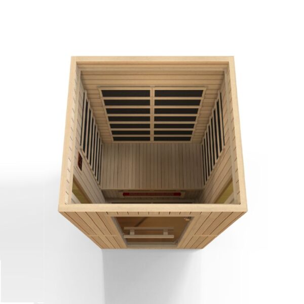 Maxxus "Serenity" Dual Tech 2 person Low EMF FAR Infrared Sauna Canadian Hemlock