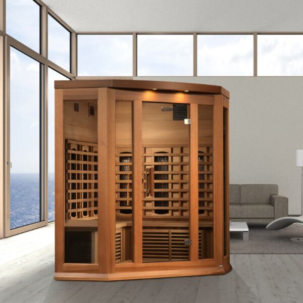 Maxxus 3 Person Full Spectrum Infrared Sauna - Canadian Red Cedar