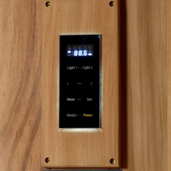 Golden Designs 2025 Updated "Copenhagen Edition" 3 Person Traditional Sauna - Canadian Red Cedar Interior and Pacific Premium Clear Cedar Exterior
