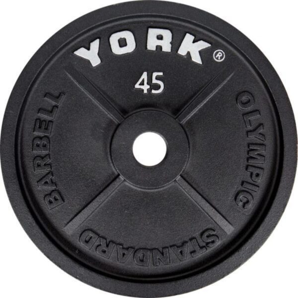 York 2″ Cast Iron Olympic Weight Plate Pairs