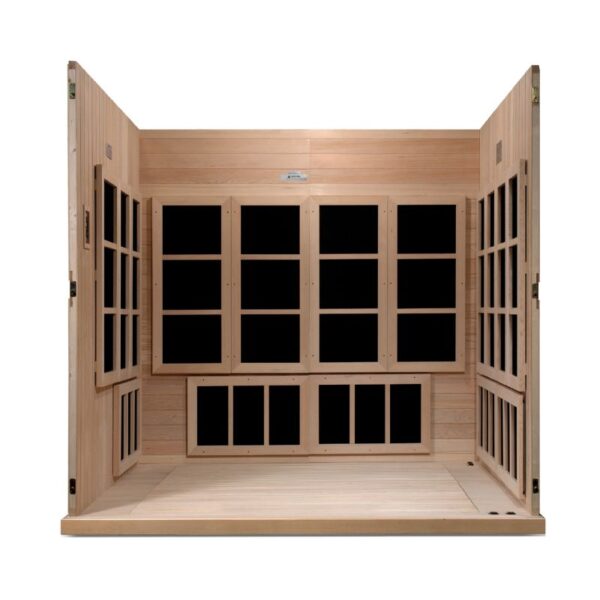 GoldenDesign GDI-6880-02 Catalonia 8 Person Near Zero EMF FAR Infrared Sauna