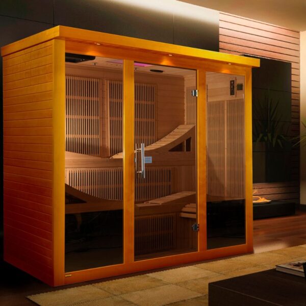 GoldenDesign (#DYN-6996-01) Elite Ultra Low EMF Far Infrared Sauna - Image 5