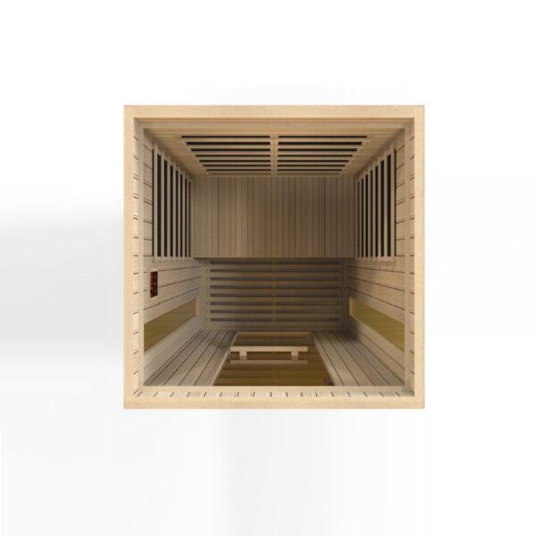 Maxxus "Serenity" Dual Tech 2 person Low EMF FAR Infrared Sauna Canadian Hemlock