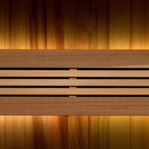 Golden Designs 2025 Updated "Copenhagen Edition" 3 Person Traditional Sauna - Canadian Red Cedar Interior and Pacific Premium Clear Cedar Exterior