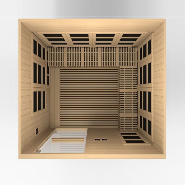 GoldenDesign GDI-6880-02 Catalonia 8 Person Near Zero EMF FAR Infrared Sauna