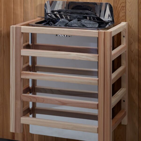 Golden Designs 2025 Updated "Sundsvall Edition" 2 Person Traditional Sauna - Canadian Red Cedar Interior and Pacific Premium Clear Cedar Exterior