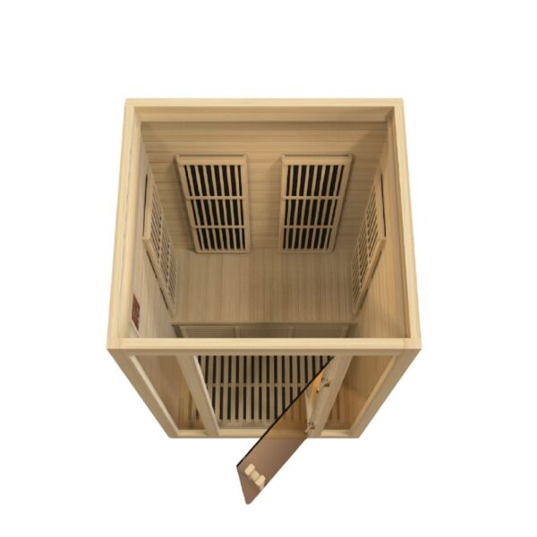Maxxus "Seattle" 2 person Low EMF FAR Infrared Sauna Canadian Hemlock