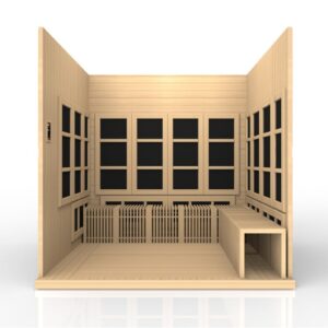 GoldenDesign GDI-6880-02 Catalonia 8 Person Near Zero EMF FAR Infrared Sauna