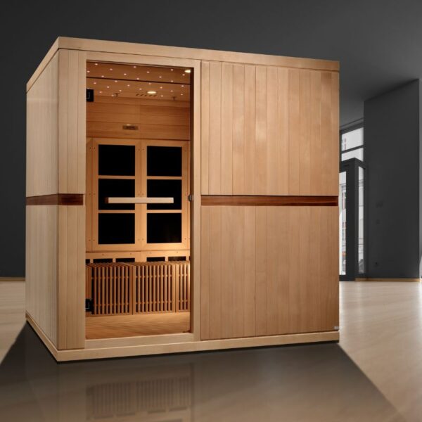 GoldenDesign GDI-6880-02 Catalonia 8 Person Near Zero EMF FAR Infrared Sauna