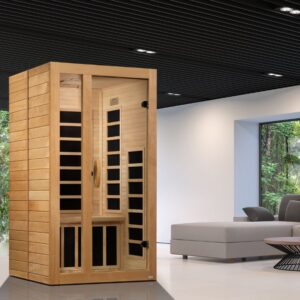 GoldenDesigns DYN-6119-01 Gracia 1-2 Person Low EMF FAR Infrared Sauna