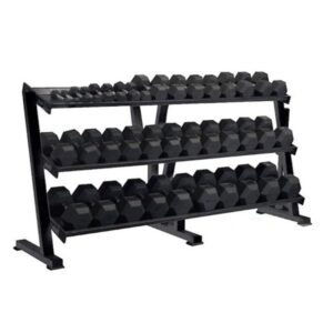 York Barbell (#69129) 3-Tier Dumbbell Rack