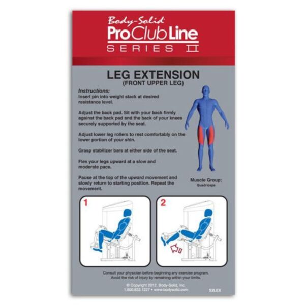  Body-Solid (#S2LEX) Series II Leg Extension