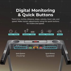 Sunny Premium Foldable Auto Incline Smart Treadmill