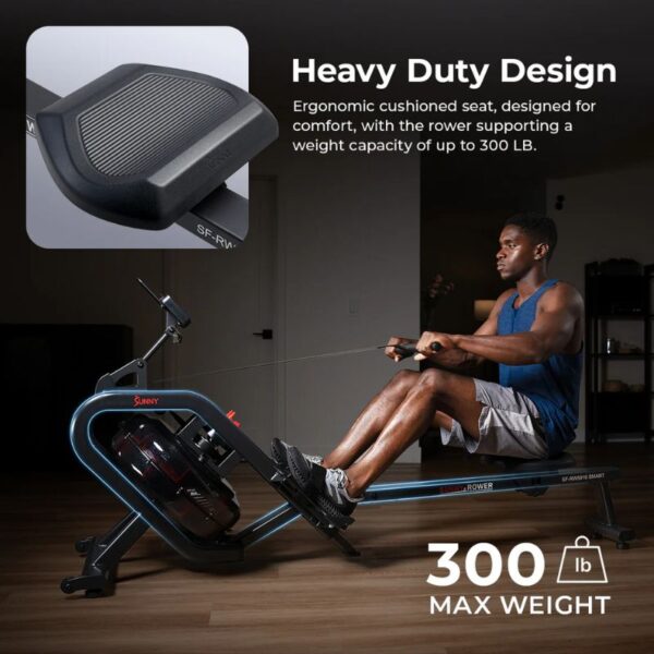 Sunny Phantom Hydro Premium SMART Water Rowing Machine