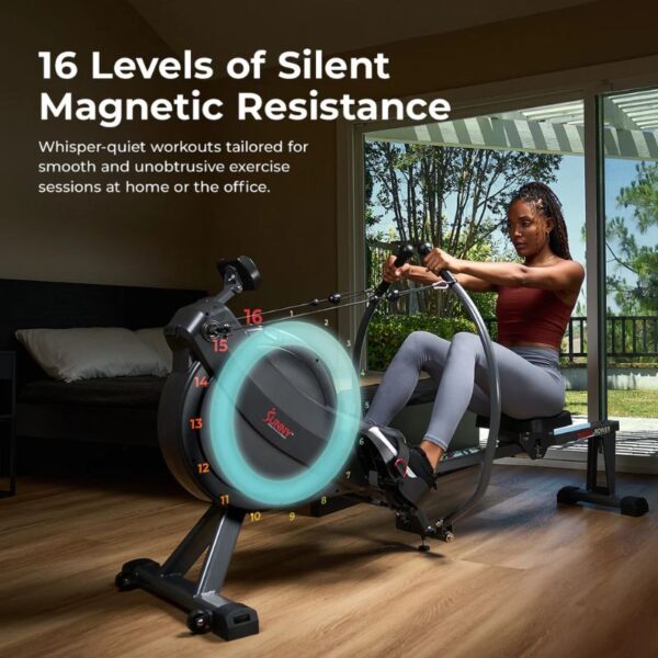 Sunny Premium Smart Full Motion Magnetic Rowing Machine