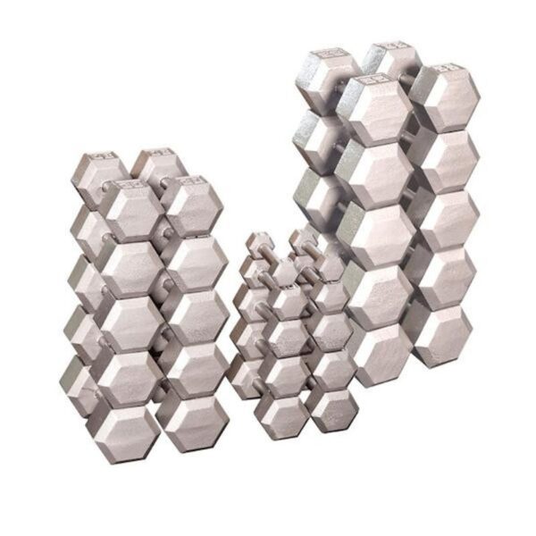 Body-Solid Cast Iron Hex Dumbbells