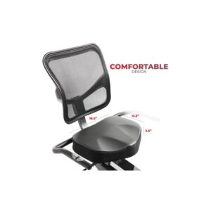 Sunny Smart Programmable 16 Levels Electro-Magnetic Resistance Recumbent Exercise Bike