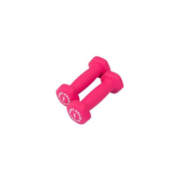 Body-Solid Neoprene Dumbbell Set w/ Rack