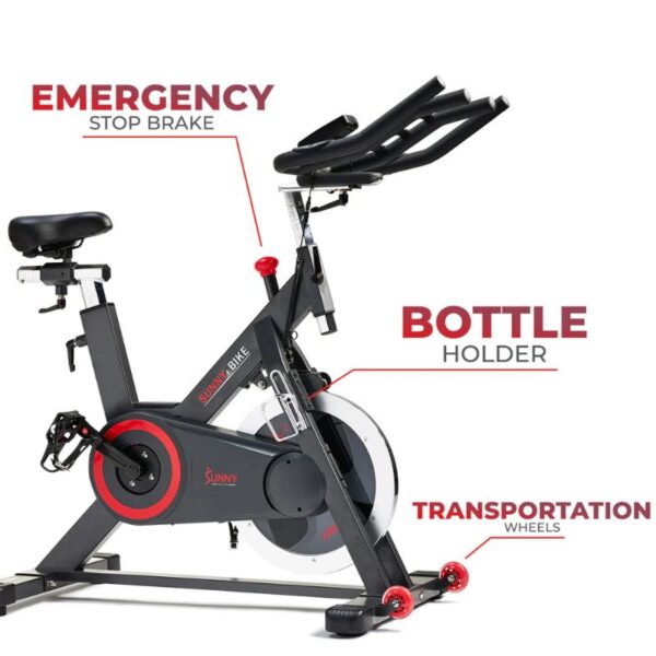 Sunny Premium Smart Magnetic Belt Drive Indoor Cycling Exercise Bike