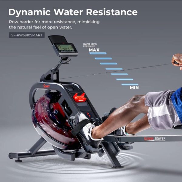 Sunny Phantom Hydro Premium SMART Water Rowing Machine